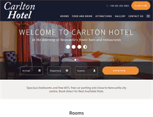 Tablet Screenshot of carltonnewcastle.com